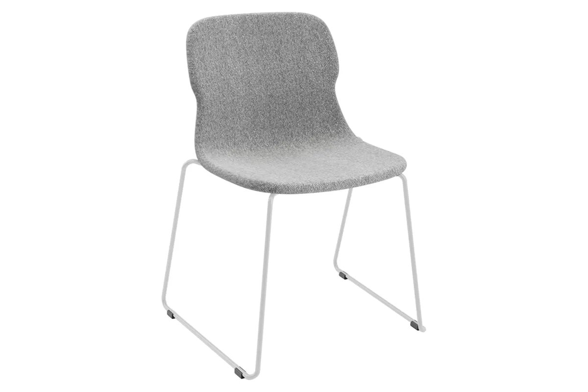Sammy Fabric Chair - Sled Base